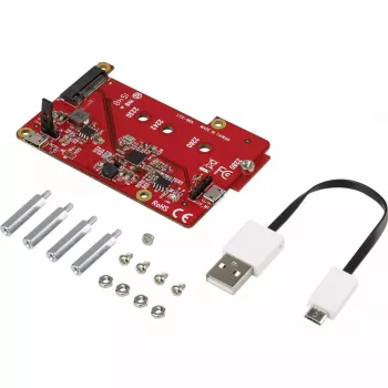 Išplėtimo plokštė Renkforce M.2 SATA SSD, skirta Raspberry Pi