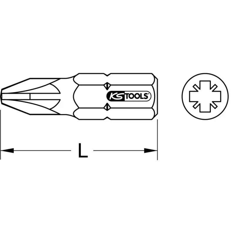 Atsuktuvo antgalis KS Tools 911.5123