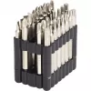 Atsuktuvų antgalių rinkinys KS Tools 911.7550 — 32 vnt., nikeliuotas, 75 mm, 1/4 colio (25,4/4 mm) šešiabriaunis kotas