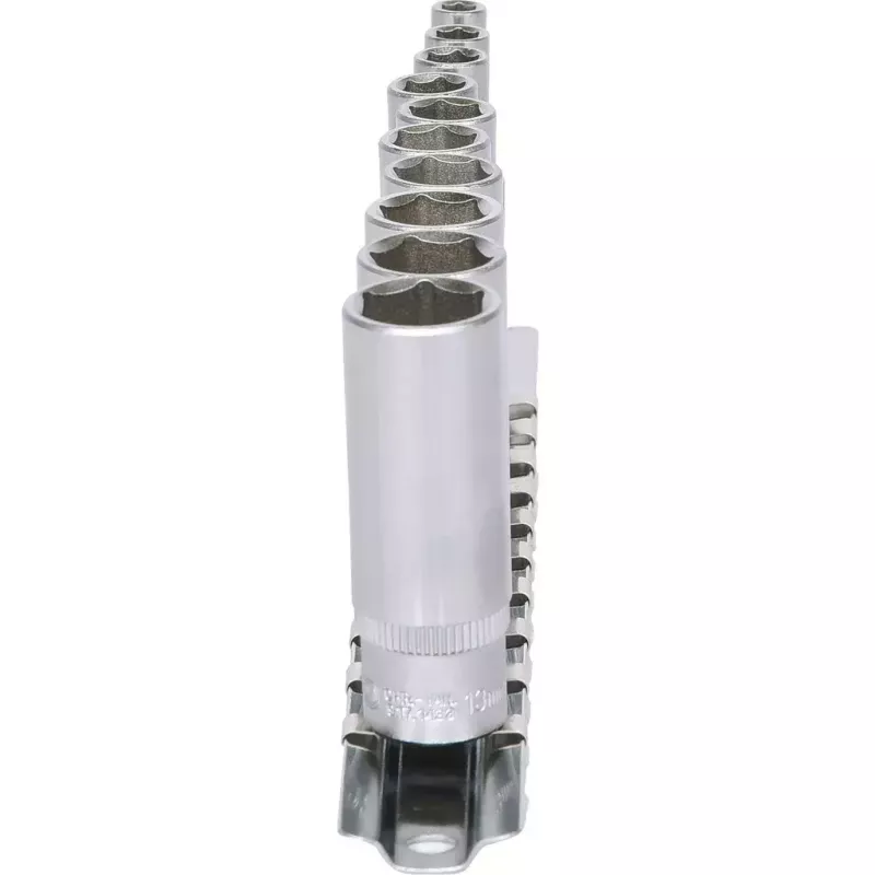 Lizdų rinkinys KS Tools 917.0610 1/4 colio pavara 10 lizdų galvučių