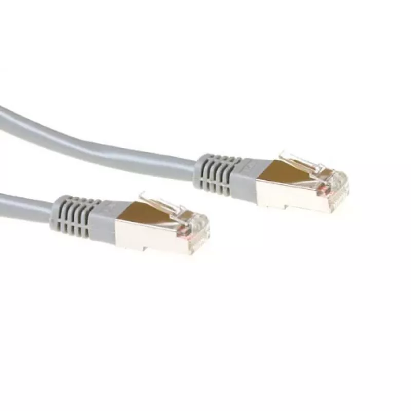 ACT pilkas 7 metrų F/UTP CAT5E komutacinis kabelis su RJ45 jungtimis