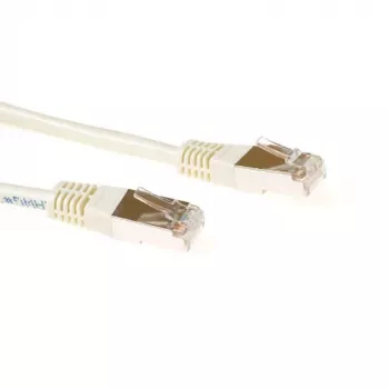ACT Ivory 15 metrų F/UTP CAT5E komutacinis kabelis su RJ45 jungtimis
