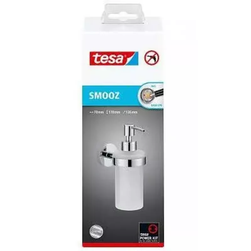 Muilo dozatorius TESA Smooz 0,2 L sidabrinis baltas