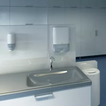 Muilo dozatorius Tork 561600 baltas Plotis 112 mm Gylis 128 mm Aukštis 278 mm