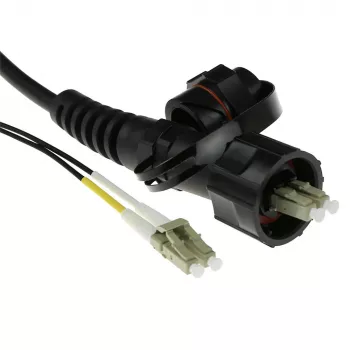 ACT RL7120 InfiniBand / šviesolaidinis kabelis 20 m 2x LC 2x LC ODVA Juodas