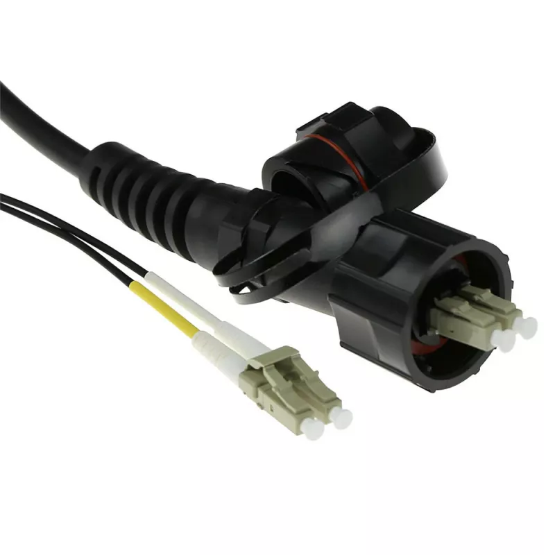 ACT RL7120 InfiniBand / šviesolaidinis kabelis 20 m 2x LC 2x LC ODVA Juodas