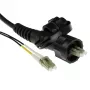 ACT RL7120 InfiniBand / šviesolaidinis kabelis 20 m 2x LC 2x LC ODVA Juodas