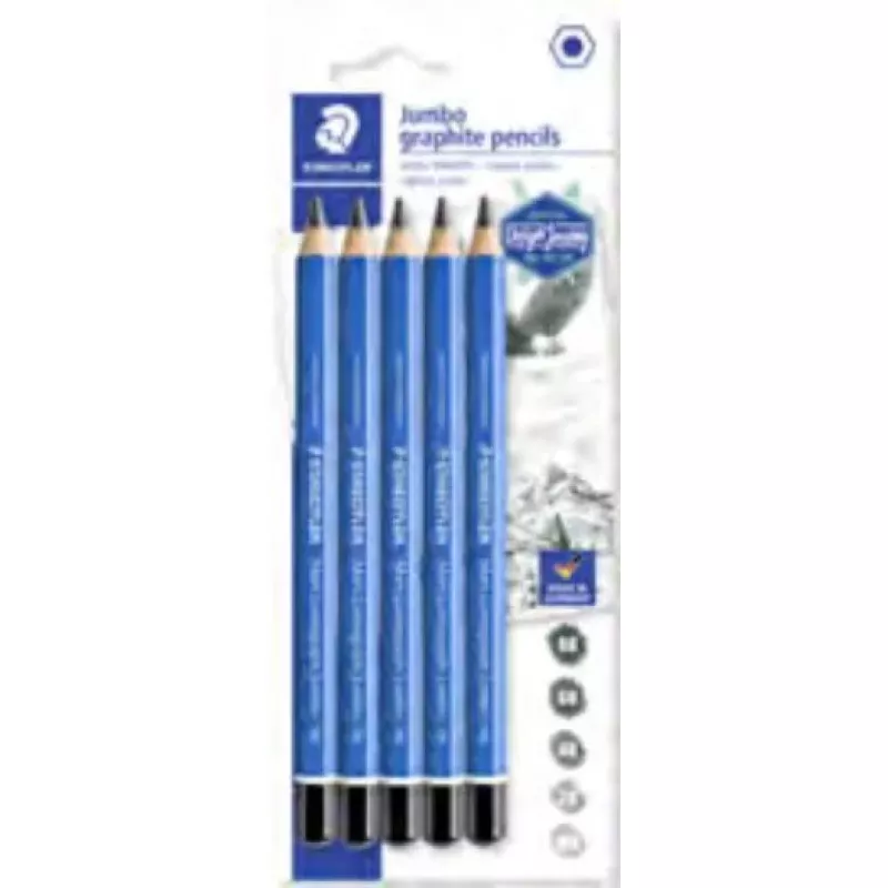 Pieštukų rinkinys Staedtler Mars Lumograph Jumbo Multi 5 vnt.