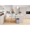 Stačiakampė plieninė šiukšliadėžė Hailo Big-Box Swing L