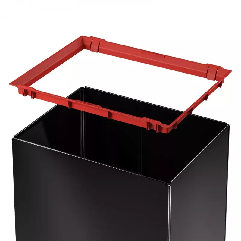Stačiakampė plieninė šiukšliadėžė Hailo Big-Box Swing L