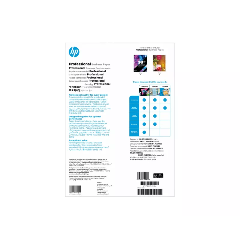 HP Professional Multi-use Glossy FSC popierius A3, 180 g/m², 150 lapų
