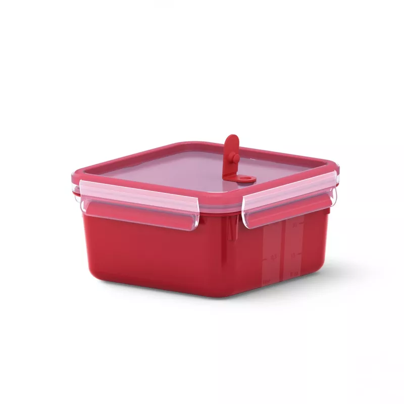 EMSA N10604 Square Box 1.3 L Red, Transparent 1 vnt.
