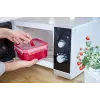 EMSA N10604 Square Box 1.3 L Red, Transparent 1 vnt.