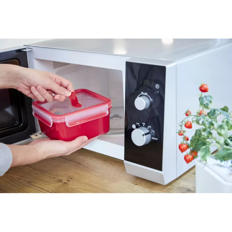 EMSA N10604 Square Box 1.3 L Red, Transparent 1 vnt.
