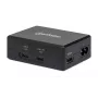 Manhattan Smart Video Multiport dokas, prievadai (x5): HDMI prievadas, USB-A (x2), USB-C (x2), su maitinimo tiekimu į USB-C prievadą, vidinis maitinimo šaltinis, itin kompaktiškas, nuimamas maitinimo kabelis, juodas, trejų metų garantija, mažmeninė pakuotė