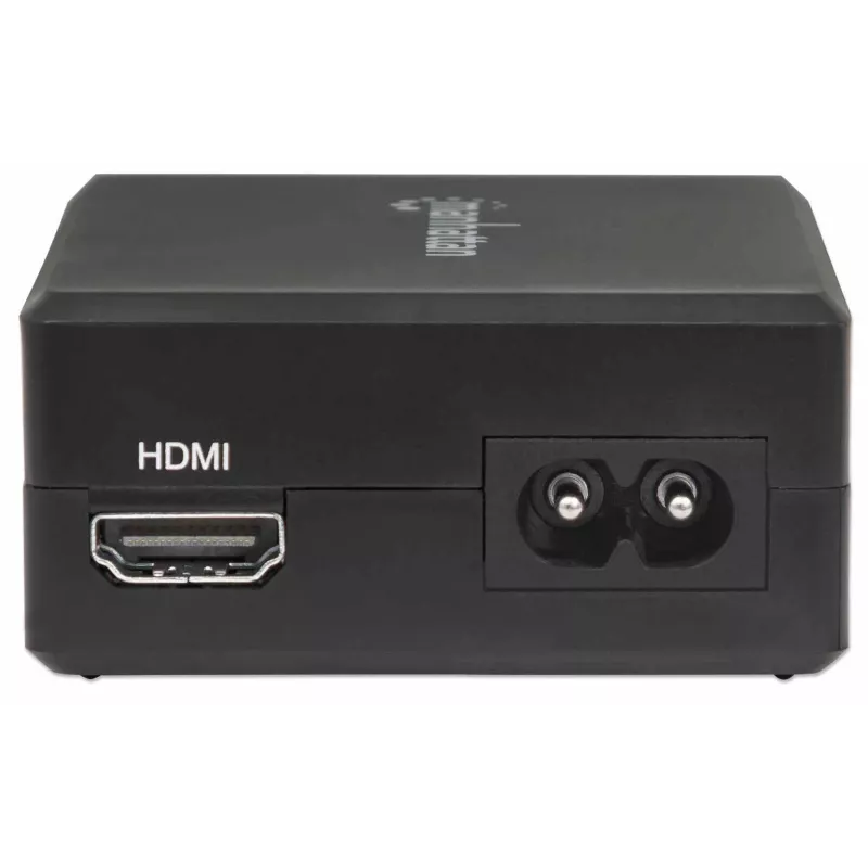 Manhattan Smart Video Multiport dokas, prievadai (x5): HDMI prievadas, USB-A (x2), USB-C (x2), su maitinimo tiekimu į USB-C prievadą, vidinis maitinimo šaltinis, itin kompaktiškas, nuimamas maitinimo kabelis, juodas, trejų metų garantija, mažmeninė pakuotė