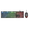 Trust GXT 838 Azor klaviatūra su pele, žaidimų, USB, vokiška, juoda