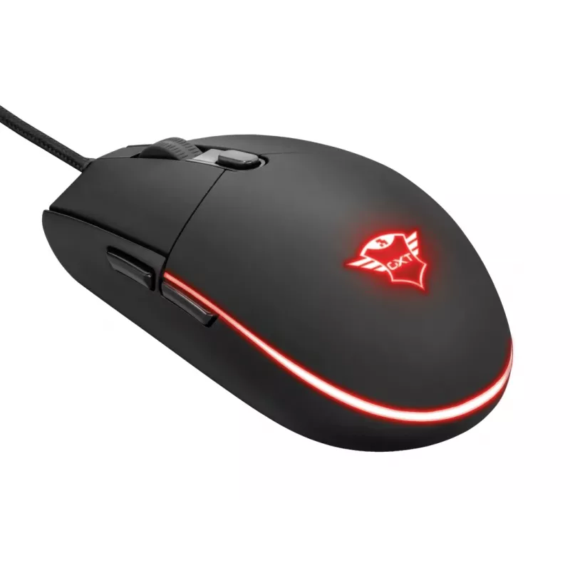 Trust GXT 838 Azor klaviatūra su pele, žaidimų, USB, vokiška, juoda