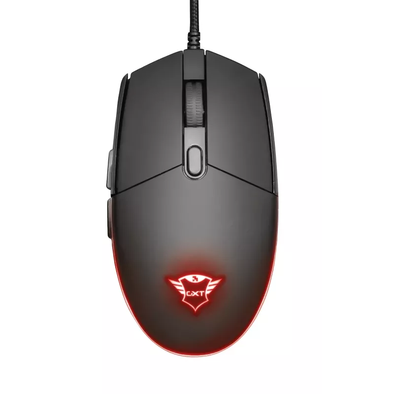 Trust GXT 838 Azor klaviatūra su pele, žaidimų, USB, vokiška, juoda