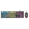 Trust GXT 838 Azor klaviatūra su pele, žaidimų, USB, vokiška, juoda