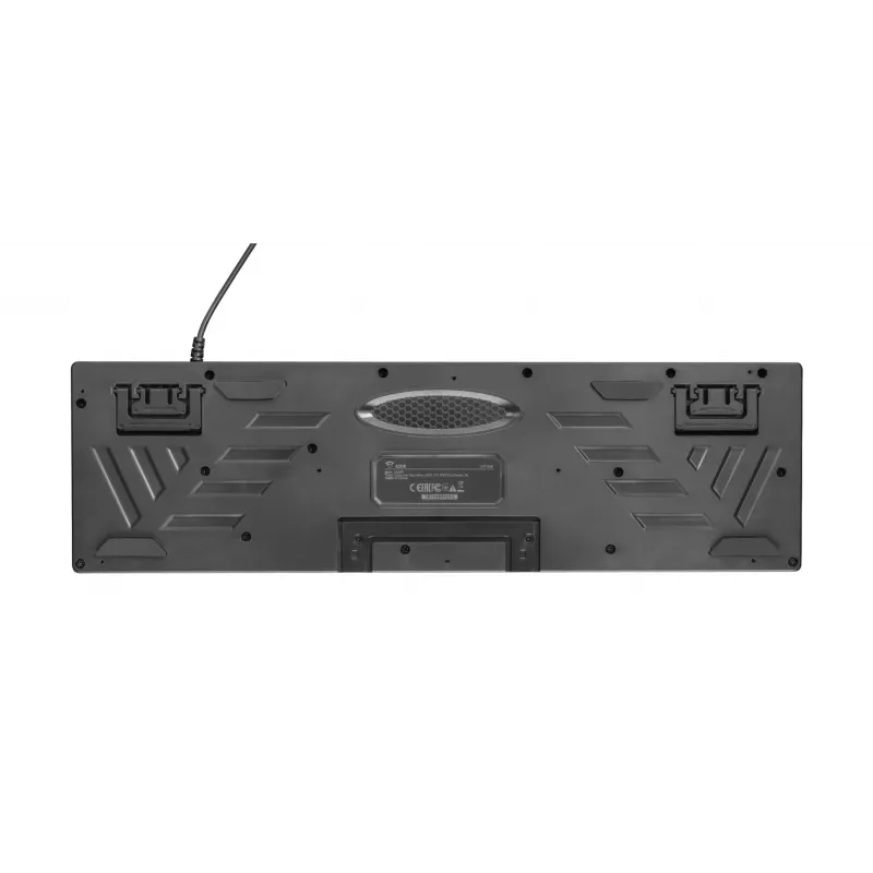 Trust GXT 838 Azor klaviatūra su pele, žaidimų, USB, vokiška, juoda