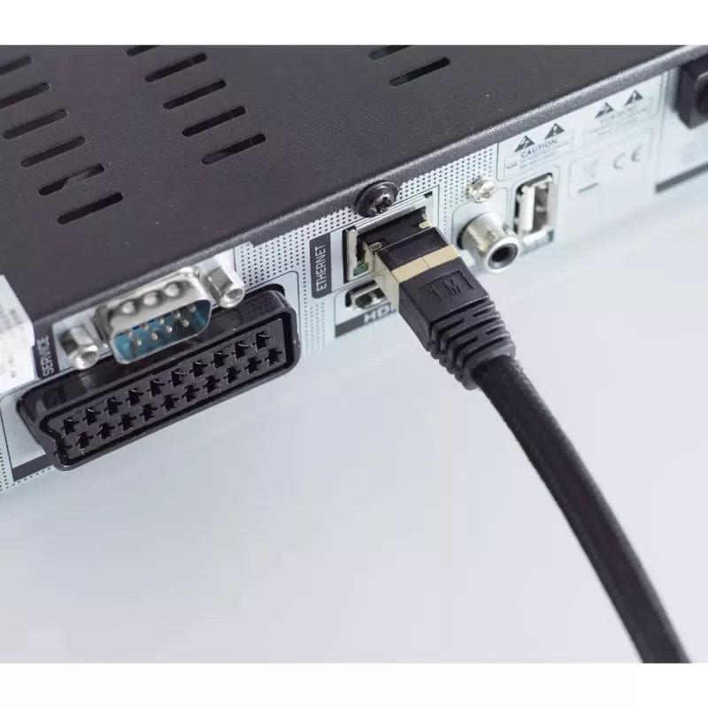 Tinklo kabelis ShiverPeaks BS20-60065 juodas 7,5 m Cat6a S/FTP
