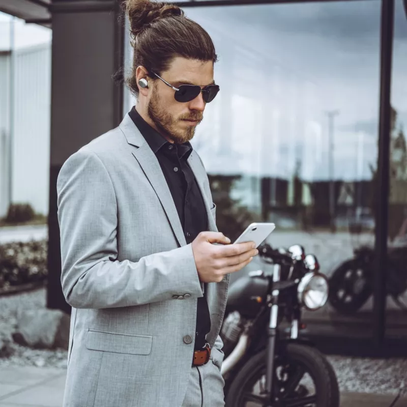 Hama Spirit Pure ausinės Belaidės įdedamos į ausis Skambučiai/Muzika Bluetooth Balta