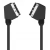 HAMA SCART laidas Classic Line 1,25 m, juodas — garso/vaizdo jungiamasis laidas