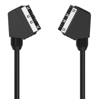 HAMA SCART laidas Classic Line 1,25 m, juodas — garso/vaizdo jungiamasis laidas
