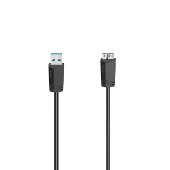 Hama USB kabelis 0,75 m Micro-USB A USB A juodas 5 Gbit/s