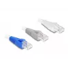 DeLOCK apsauga nuo tempimo RJ45 kištukui pjaustomas rinkinys 50 vnt. spalvotas