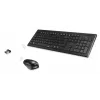 Hama Cortino klaviatūra pelė įtraukta Namai/Biuras RF belaidė QWERTY ukrainietiška juoda