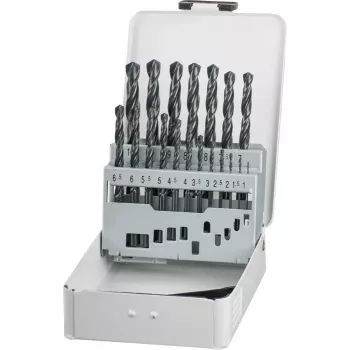 Grąžtų rinkinys KWB 421944 19 vnt. 1,0 - 10 mm spiraliniai grąžtai