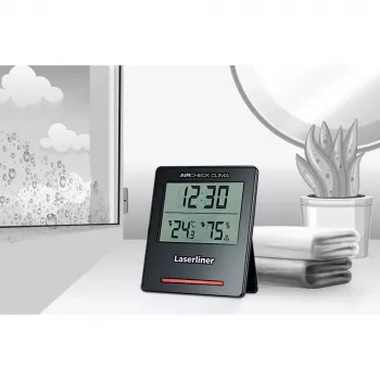 Elektrinis higrometras Laserliner AirCheck Clima Juoda Digital 1 vnt.