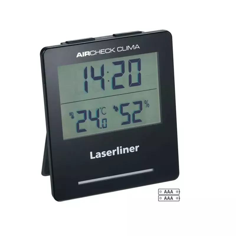 Elektrinis higrometras Laserliner AirCheck Clima Juoda Digital 1 vnt.