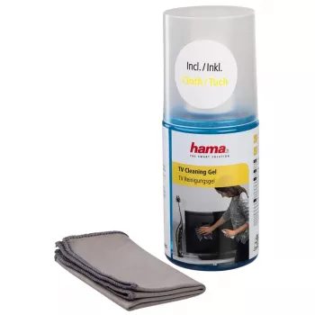 “Hama 49645” LCD/TFT/plazmos įrangos valymo drėgnos/sausos šluostės ir skystis