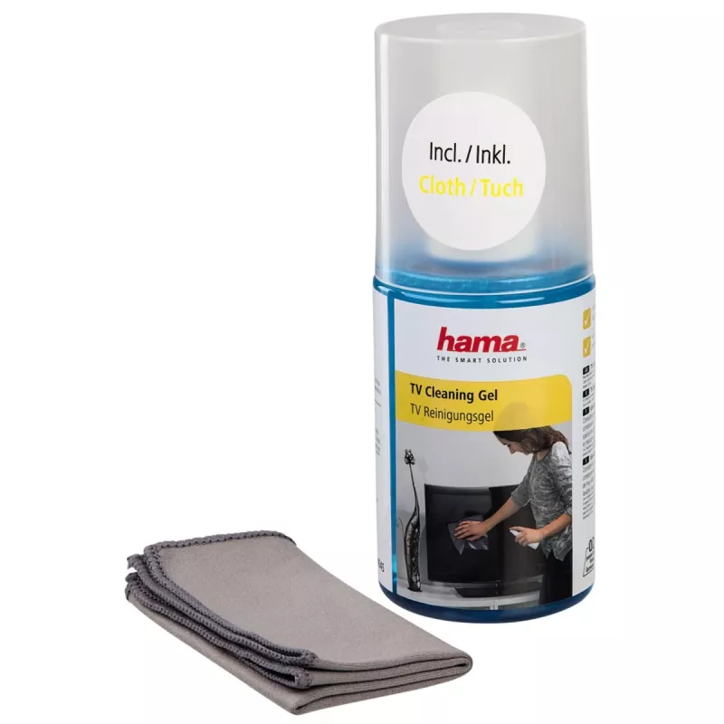 “Hama 49645” LCD/TFT/plazmos įrangos valymo drėgnos/sausos šluostės ir skystis