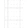Daugiafunkcės etiketės HERMA 16x22 mm baltos matinės popierinės rankraštiniam įrašymui