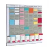 Nobo T-Card Office Planner Kit 24 Slot, Balta, 480 mm, 480 mm, 1,97 kg, 497 mm, 37 mm
