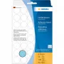 Universalios etiketės HERMA 1280 vnt. apvalios mėlynos 19 mm