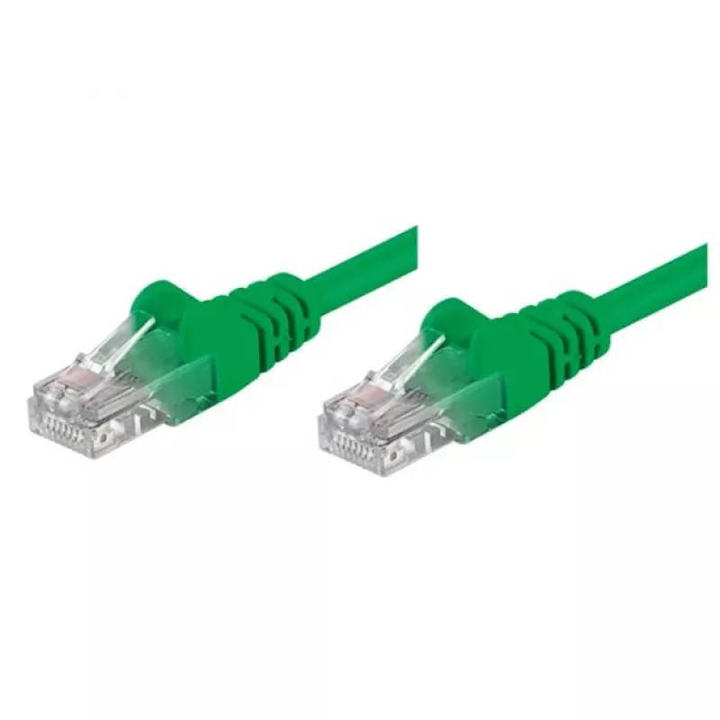 Techly 2m RJ45 Cat 5e tinklo kabelis žalias Cat5e U/UTP (UTP)