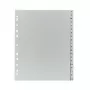 Tab skirtukas Herlitz 10901718 Pilkas