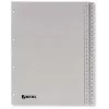 Rexel PP skirtukai, pilki, skaitmeniniai, pilka, A4, 225 mm, 300 mm, 7 mm, 1 vnt.