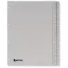 Rexel PP skirtukai, pilki, skaitmeniniai, pilka, A4, 225 mm, 300 mm, 7 mm, 1 vnt.