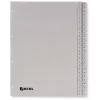 Rexel PP skirtukai, pilki, skaitmeniniai, pilka, A4, 225 mm, 300 mm, 7 mm, 1 vnt.
