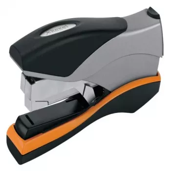 Rexel segiklis rankinis Optima 40 Low Force sidabrinis/juodas, 40 lapų, juoda, oranžinė, sidabrinė, metalas, 7 cm, 600 g, 40 x 190 x 80 mm