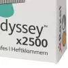“Rexel” segtukai “Odyssey”, pakuotėje 2500 vnt., segtukų pakuotė, 2500 segtukų, plienas, sidabriniai, 60 lapų, 130 g