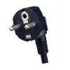 Tecline 19 colių PDU 12x IEC13 lizdas aliuminio korpuse 1U, 3x 1,5 mm kabelis 2,5 m, RAL 9005 juoda (808902)