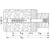 Varžtų ir kaiščių rinkinys Fischer Hammerfix N 5 x 30/5 S