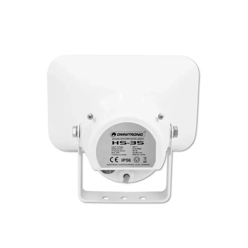 Omnitronic 80710811 baltas laidinis garsiakalbis 15 W